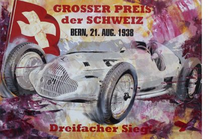 Rudolf Caracciola Grand Prix Schweiz 1938 Mercedes W154