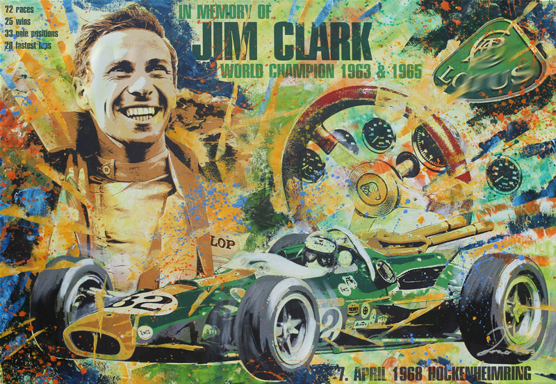 Jim Clark Hockenheimring 1968 Lotus