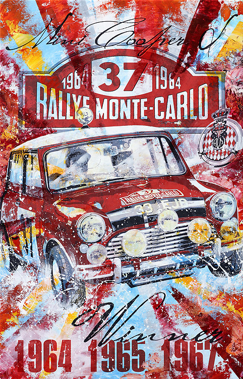 Paddy Hopkirk Rallye Monte Carlo 1964 Mini Cooper S