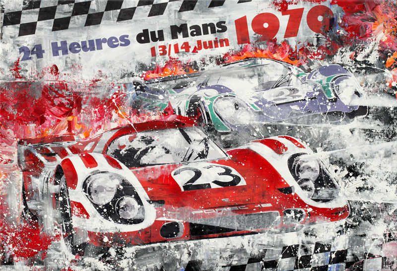 Hans Herrmann Le Mans 1970 Porsche