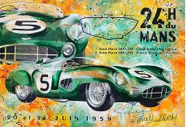 Carroll Shelby Le Mans 1959 Aston Martin