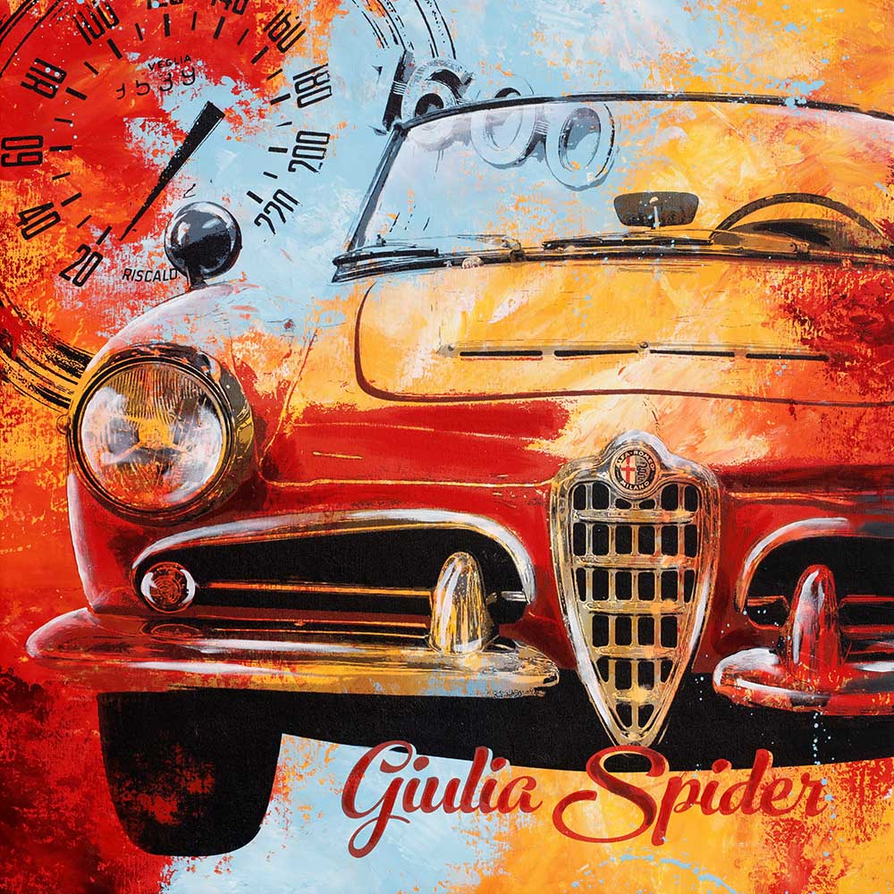 Automotive Art Bernd Luz Alfa Romeo Giulia PopArt