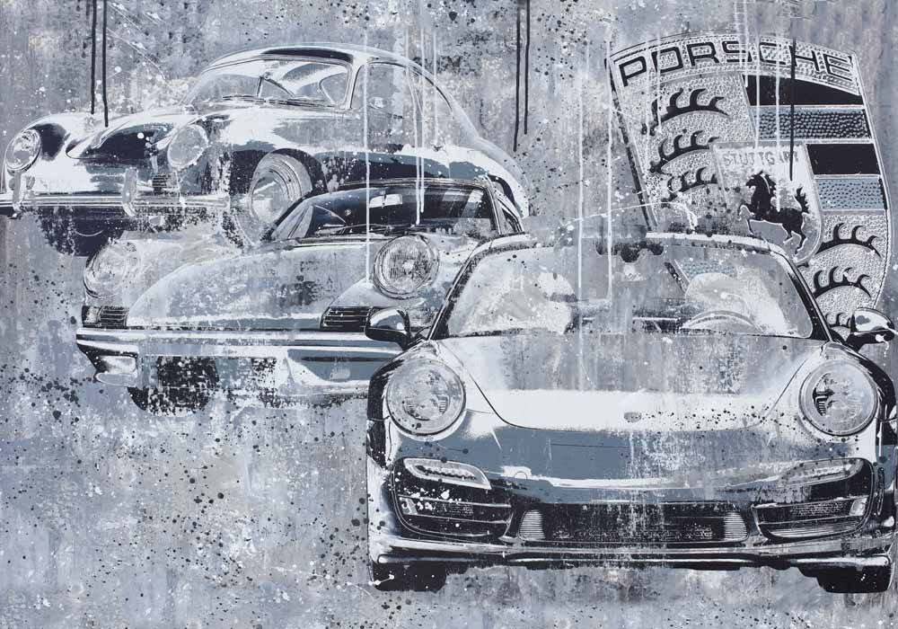 Automotive Art PopArt Kunst Porsche 911 - 356