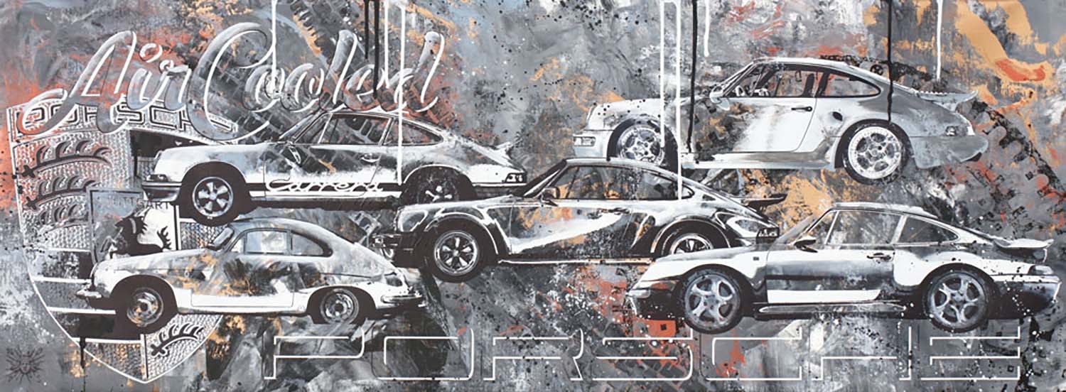 Art PopArt Kunst Porsche Aircooled